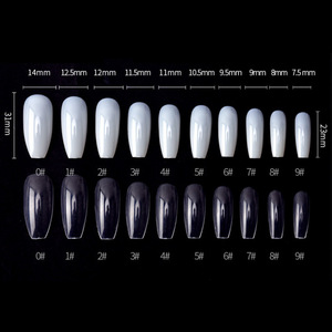 100 Uds. Puntas de Arte de <span class=keywords><strong>uñas</strong></span> <span class=keywords><strong>francesas</strong></span> manicura de cubierta completa para el cuidado de <span class=keywords><strong>manos</strong></span> <span class=keywords><strong>y</strong></span> <span class=keywords><strong>pies</strong></span> caja de almacenamiento conveniente para aplicación de mujer en los dedos - Product Image 4