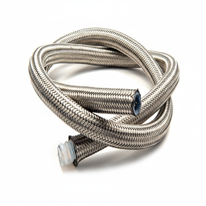 Tuyau tressé en PTFE SAE100 R14 fil d'acier inoxydable à pression haute température 316L AN3 ondulé Flexible pour dispositifs médicaux - Product Image 1