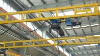 Système de grue KBK autonome et flexible, système de grue légère, conception modulaire légère, structure compacte, ligne de production d'usinage