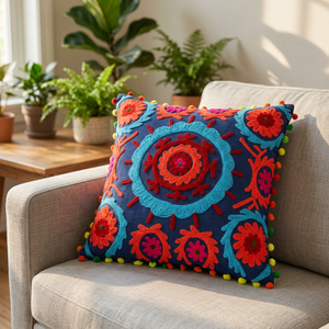 Personnalisable brodé taie d'oreiller doux coton Polyester tricoté Technique maison hôtel voiture décor disponible roi reine tailles - Product Image 3