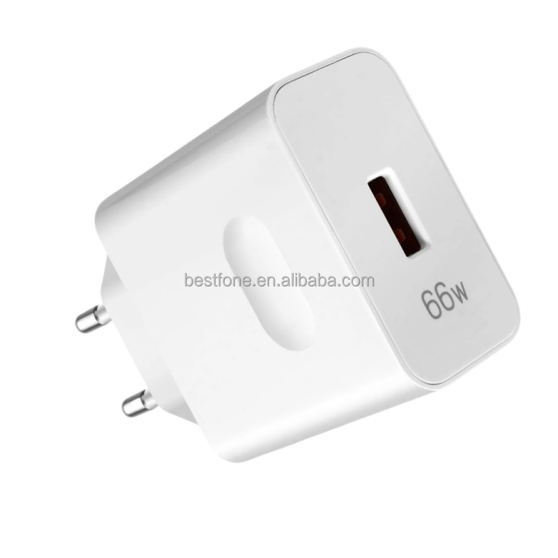 For Huawei SuperCharge 66W USB Fast Charger EU Plug 66W USB Power