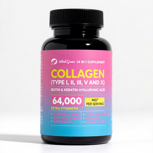 Cápsulas de Colágeno Blanqueadoras con Glutatión y Vitamina C, Marca Privada OEM, Logotipo Personalizado - Product Image 1