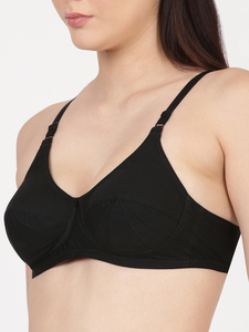 Soutien-gorge noir pour sari pour femmes, soutien-gorge extensible et doux, soutien confortable pour les tenues traditionnelles - Product Image 2