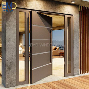 Puertas de Entrada Exteriores de Hierro Forjado con Parte Superior Redonda y Luz Lateral - Product Image 5