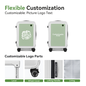 <span class=keywords><strong>Valigia</strong></span> Unisex da 20 pollici con cerniera da 20 pollici per bagagli da viaggio alla moda borse da viaggio per affari Trolley valigie - Product Image 3