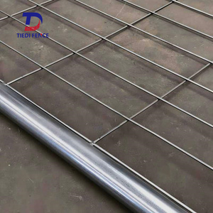 Paneles de Cerca Galvanizada de 8 pies para Obras de Construcción con Malla de Alambre de Acero, Cerca Temporal para Sistemas de Seguridad en Reino Unido y Nueva Zelanda - Product Image 4