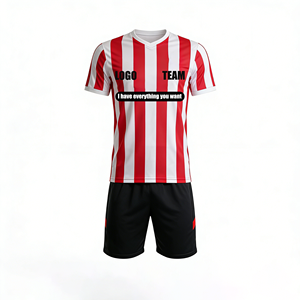 Maillot de football rétro vintage, design personnalisé, haute qualité, unisexe, style <span class=keywords><strong>original</strong></span>, maillot de foot respirant, séchage rapide - Product Image 3