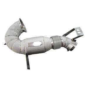 ベンツGT50 GT53 3.0Tダウンパイプ用コンタクトヒートシールドダウンパイプ - Product Image 1