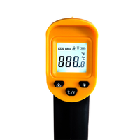 Pistolet thermomètre infrarouge numérique avec rétroéclairage, pistolet thermique laser à main et sans contact