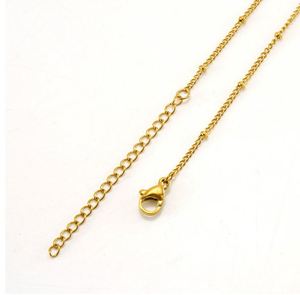 Collar de cadena para clavícula para hombre y mujer, diseño de proveedor de oro, con cadena chapada en oro rosa de 18 quilates y circonitas. - Product Image 4