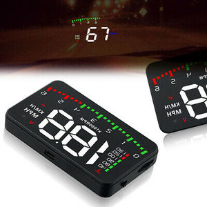 จอแสดงผลบนกระจกหน้ารถ HUD OBD รุ่น A900 โปรเจคเตอร์ LED แสดงผลบนกระจกหน้ารถ ระบบ <span class=keywords><strong>GPS</strong></span> วัดความเร็ว แบบเสียบใช้งานได้ทันที - Product Image 2