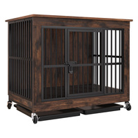 Jaula para Perros de Madera Resistente y Desmontable, con Inodoro, Tamaño Mediano DX258, Venta al por Mayor de Fábrica, Exportación Transfronteriza, China