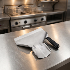 Espátula para Papas Fritas de Acero Inoxidable de Grado Alimenticio, Diseño de Cabeza Grande para Cocina Comercial, Suministro al por Mayor para Restaurantes de Comida Rápida - Product Image 2