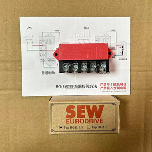 SEW Retificador Typ BGE1.5 BGE 1.5 8253854 BGE 1.5 825 385 4 Novo SEW Eurodrive BGE1.5 8253854 Módulo Retificador de Motor - Product Image 3