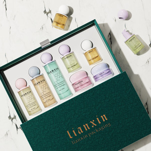 Ensemble d'emballages de luxe pour soins de la peau en forme de boule, flacons pompe en verre de 30 ml, 50 ml, 100 ml, 120 ml, 150 ml avec pots de crème pour le visage de 30 g, 50 g - Product Image 6