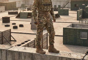 Bottes de combat en cuir YearningLeather avec protection des orteils en acier, semelle intermédiaire renforcée, résistantes aux perforations, imperméables, respirantes et légères - Product Image 6