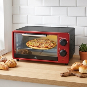 <span class=keywords><strong>Four</strong></span> Électrique Compact Multifonctionnel pour la Maison, <span class=keywords><strong>Mini</strong></span> <span class=keywords><strong>Four</strong></span> de Cuisson 9L Mécanique à Poser – Offre Spéciale - Product Image 1