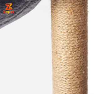 Tour pour chat en <span class=keywords><strong>bois</strong></span> de sisal naturel <span class=keywords><strong>avec</strong></span> griffoir et condo, jouet en peluche pour animaux de compagnie, prix de gros EUR, à prix abordable - Product Image 5