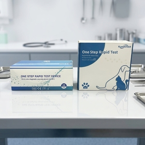 Test rapide et précis des anticorps IgG/<span class=keywords><strong>IgM</strong></span> au Toxoplasma pour chats, certifié CE, garantie de 2 ans, classe II - Product Image 1