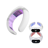 Appareil de physiothérapie laser portable à lumière rouge et bleue pour l'arthrite, le soulagement des douleurs cervicales et le traitement des douleurs au cou, utilisation à domicile