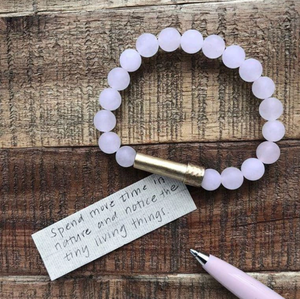 Pulsera de Rosario Natural Ajustable con Tubo de Mensaje Oculto y Cuentas Elásticas, Regalo Secreto - Product Image 2