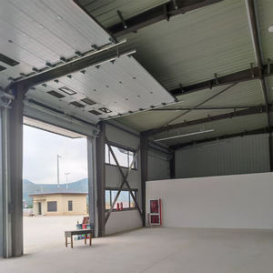 Portes Industrielles Sectionnelles Électriques Isolées Automatiques Personnalisées à Double Peau, Portes <span class=keywords><strong>de</strong></span> <span class=keywords><strong>Garage</strong></span> à Enroulement, Meilleure Vente HC - Product Image 3