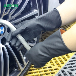 Silicone lavable au lave-vaisselle pour le travail des produits chimiques dans le réfrigérateur froid <span class=keywords><strong>gants</strong></span> microfoam de travail lourds - Product Image 5