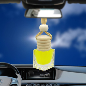 Botella difusora vacía con tapa de madera de 5ml, botella de perfume colgante para coche, contenedor de aceite esencial de aromaterapia recargable, diseño elegante - Product Image 5