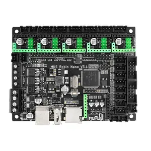 Kit de placa de control MKS Robin Nano V3.1, placa base de 32 bits con pantalla táctil TS35 V2.0, monitor de pantalla inteligente para impresoras 3D