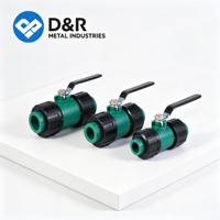 Katup Bola PPR Double Union D&R Water Supply HVAC Plumbing DN15-DN63 Produsen Katup Pipa Heat Fusion Layanan OEM ODM