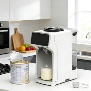 롱키즈 신형 자체 설계 인스턴트 자동 분유 제조기 고급형 40-70 ℃   아기 분유 디스펜서 우유 제조기 - Product Image 1