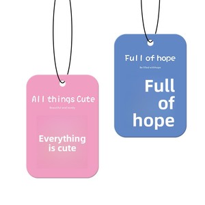 Pendentif désodorisant personnalisé en plastique pour voiture, idéal pour armoire, placard à chaussures et vestiaire - Product Image 1