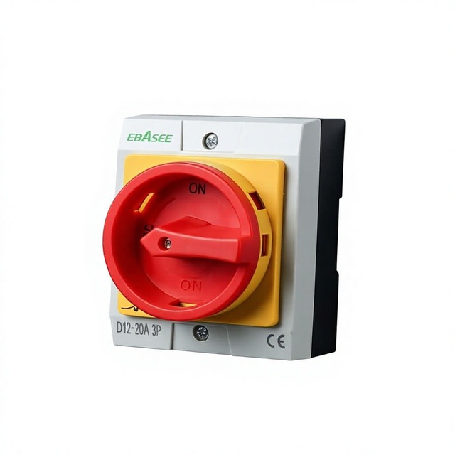 D12 Series Rotary Main Switch 20A 3P 690V Manual Multipolar Load Switch for Distribution Panels