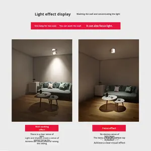 Foco <span class=keywords><strong>LED</strong></span> Plegable Giratorio de Ángulo Ajustable de 8 Grados, Temperatura de Color Universal, Antideslumbrante, Sin Perforación para - Product Image 3