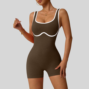 C1294 Tuta Aderente da Yoga Senza Cuciture di Alta Qualità <span class=keywords><strong>per</strong></span> <span class=keywords><strong>Donna</strong></span> - Product Image 6