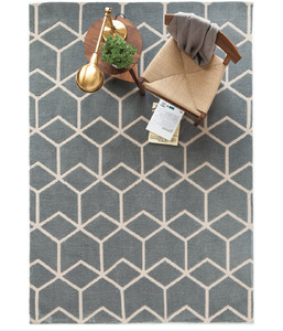 Đăng nhập gió siêu mềm polyester hiện đại Máy làm có thể giặt thấp đống Thảm thân thiện với da tùy chỉnh nhà phòng ngủ phòng khách 1cm - Product Image 1