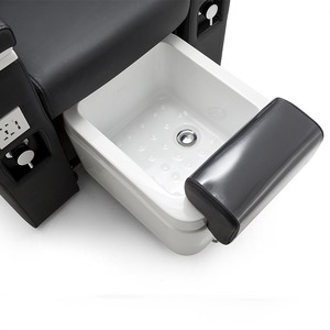 Fauteuil de pédicure électrique inclinable multifonctionnel, station de soin des pieds pour salon avec table de travail pour manucure - Product Image 2