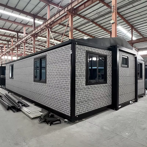 Lujo moderno 40 pies de acero prefabricado móvil plegable construcción biplano habitación doble alas expandible <span class=keywords><strong>Real</strong></span> Sandwich Panel - Product Image 6