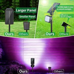 <span class=keywords><strong>Lampe</strong></span> <span class=keywords><strong>solaire</strong></span> de jardin à haute luminosité, 22 LED, <span class=keywords><strong>lampe</strong></span> de sécurité extérieure pour pelouse, panneau <span class=keywords><strong>solaire</strong></span> 2.5W, éclairage paysager rechargeable 1800mAh - Product Image 5