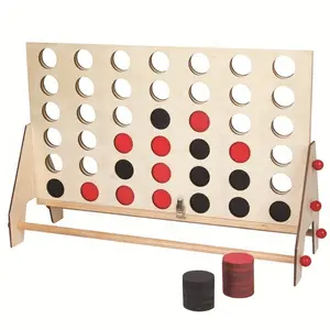 GARDEN GAMES GIANT CONNECT 4 IN 1 SET OUTDOOR GAME FOR KIDS ADULTS FAMILY