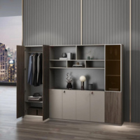 Mobilier de bureau moderne porte personnalisée PDG patron directeur armoire de rangement classeurs bibliothèque