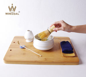 ชุดแปรงชงชามัทฉะแบบญี่ปุ่น,ชุดไม้ไผ่ชามเซรามิกผสมชาชามัทฉะสไตล์เกาหลี - Product Image 6