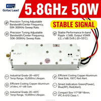 Amplificateur de puissance RF GAN haute performance 50W GTA58P50 5700-5900MHz 47dBm Sortie longue durée de vie Module RF industriel Connecteur SMA