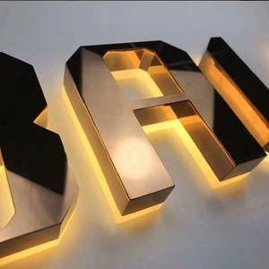 Açık 3D led ışık mektuplar Pizza mağaza adı işaretleri özelleştirilmiş harfler işaretler örnek mektuplar kutusu işaretleri - Product Image 2