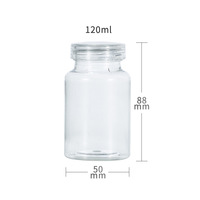 Les conteneurs médicaux d'emballage de pilule de poudre de capsule des produits 80ml