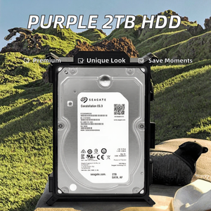 新しいパープル2TB ST2000NM0033内蔵HDD 3.5インチ 64Mキャッシュ SATA III 6Gb/s メタル＆ラバー USA デスクトップハードディスク - Product Image 2