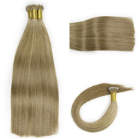 Harga Pabrik Grosir Murah Rambut Manusia Remy Eropa Tanpa Proses Bebas Rontok Micro Nano Ring Double Drawn Victory