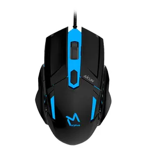 GX51 Professional Wired Gaming Mouse 6 Buttons Adjustable 3200DPI USB Cable LED Optical Gamer Mouse