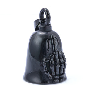 Motorrad-Biker Kleine Hängende Mittelfinger-Goldglocke Schutzglocke Motorradglocken Motorrad-Souvenir Geschenk - Product Image 2