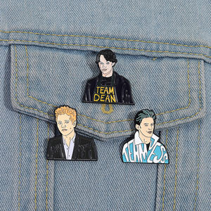 Karakter Broche Cartoon Broers Drie Metalen Badge Kleine Geschenken Groothandel Pet Pinnen Voor Kleding Decoratieve Broches Rugzak Pin - Product Image 5